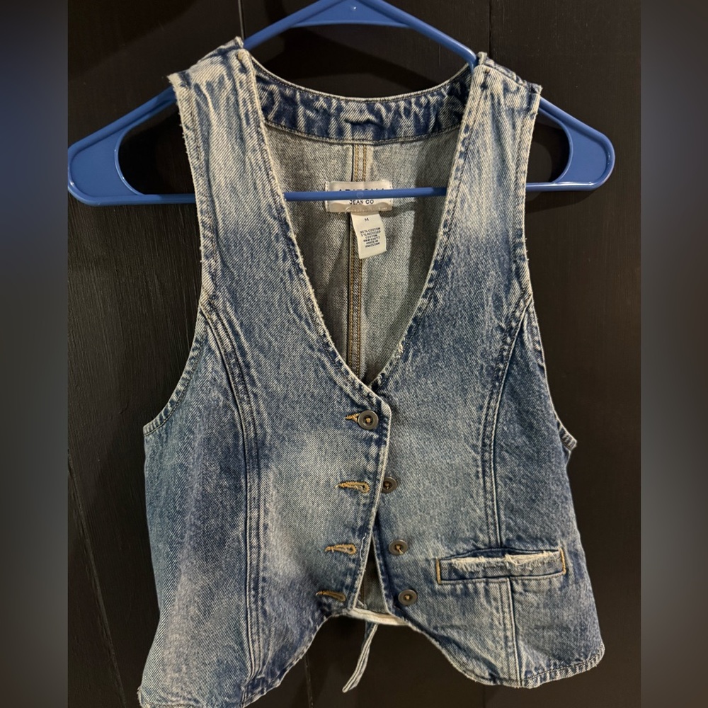 Denim vest